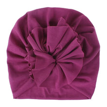 Load image into Gallery viewer, Children&#39;s Purple Flower Turban
