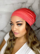 Load image into Gallery viewer, Coral Satin Lined Beanie
