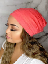 Load image into Gallery viewer, Coral Satin Lined Beanie
