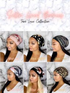 Blush Rose Satin Lined Beanie