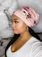Load image into Gallery viewer, Beanie Bonnets - Blush Rose Satin Lined Beanie
