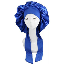 Load image into Gallery viewer, Bow Tie Bonnets - Royal Blue Bow Tie Bonnet
