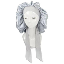 Load image into Gallery viewer, Bow Tie Bonnets - Silver Bow Tie Bonnet
