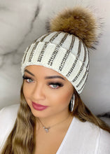 Load image into Gallery viewer, Snowflake Pom Beanie
