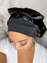 Load image into Gallery viewer, Long Snap Bonnets - Black Long Snap Bonnet
