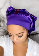 Load image into Gallery viewer, Long Snap Bonnets - Purple Long Snap Bonnet
