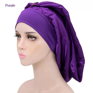 Long Snap Bonnets - Purple Long Snap Bonnet