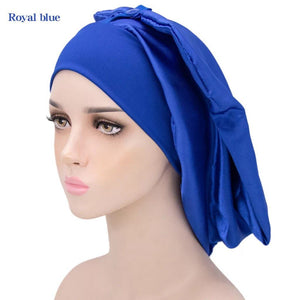 Long Snap Bonnets - Royal Blue Long Snap Bonnet