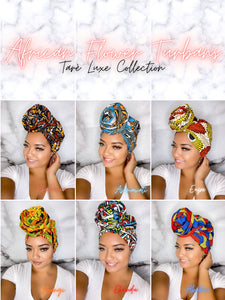 Turbans - Akahawia African Flower Turban