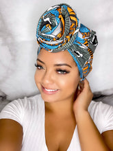 Load image into Gallery viewer, Turbans - Asamawati African Flower Turban
