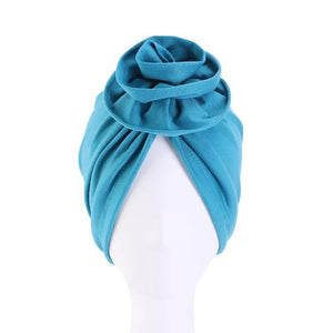Turbans - Blue Flower Turban